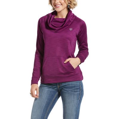 Ariat Conquest Cowlneck Koyu Mor Sweatshirt Bayan (17731-497)